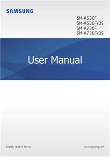 Samsung Galaxy A8 Plus (2018) manual. Smartphone Instructions.